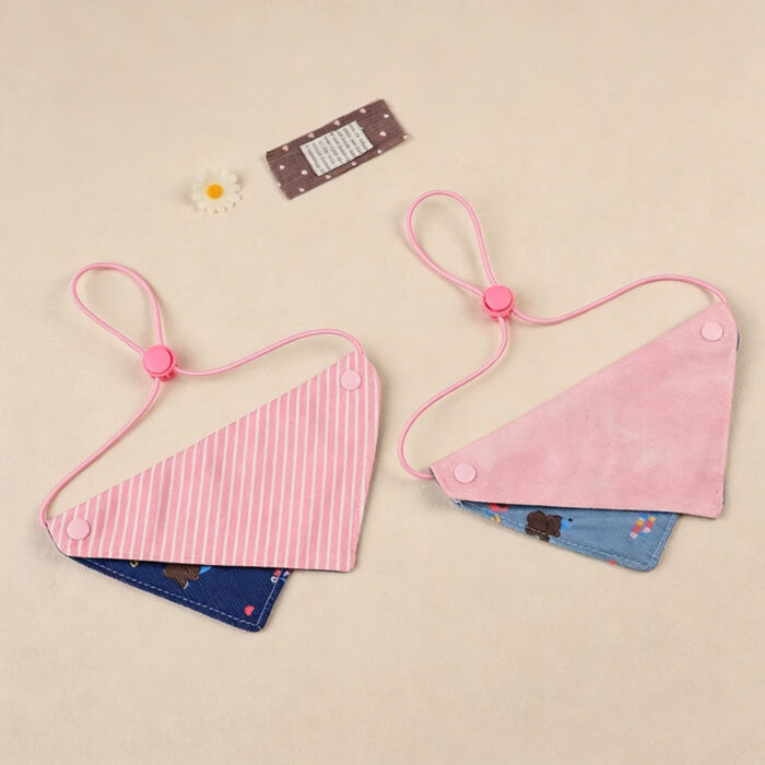 Pink & Blue Reversible Pet Bandana