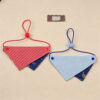 Retro Red Striped Reversible Pet Bandana