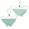 Mint Polka Dot Reversible Pet Bandana